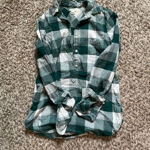 Jcrew flannel popover